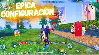CON ESTA CONFIGURACI&Oacute;N PARECERAS HACKER😳👹 sensibilidad para iphone ✅ Free Fire 2025 8 plus/11/12/13