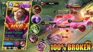 WELCOME BACK TO META!! THIS X.BORG HYPER BUILD BURN ENEMY EASILY!! | X.BORG BUILD 2023 | MLBB