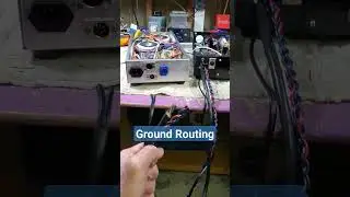 Connecting a separate power supply to the amplifier with multiple grounds