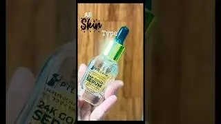 Pilgrim 24gold Face serum ✨💫. All skin types 😊.  Review time 👍🏼 . Best serum ever 🩷 . #trending