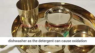 Indian Beautiful Royal Bronze Dinner Set Thali Set Pack of 6 Pcs Unique Wedding Gift Set 6
