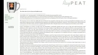 The Dark Side of Stress (Learned Helplessness) - Dr. Ray Peat (Read by Jared Pitts)