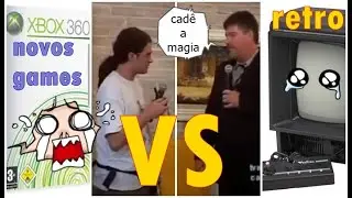 Retro vs atual games react + retro ^^