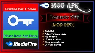 Tornado VPN Proxy MOD APK (Paid Unlocked)