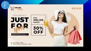 Online shopping banner design in Android | pixellab editing tutorial | riyaz jaani