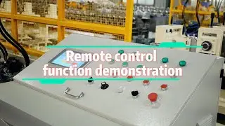 Remote Control Function Demonstration |  High Speed CU Keel Forming Machine | Stud and Track