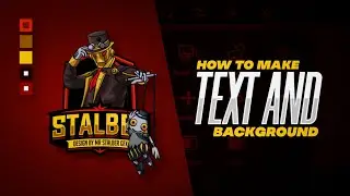 How to Make Gaming Mascot Logo on Android | Mascot logo text and background