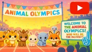 Animal Olympics 🐾 | Who&rsquo;s the Fastest Animal? 🏃💨 | Fun Race for Kids