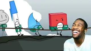 BLOCKY'S LAST STAND! | If Squid Game Was a BFDI Challenge | SEASON 1 Reaction!