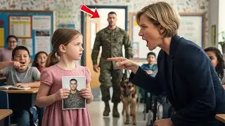 Teacher Mocks Girl: &ldquo;Your Dad Is Just a Marine&rdquo; &mdash; Freezes When He Walks In With His K9...