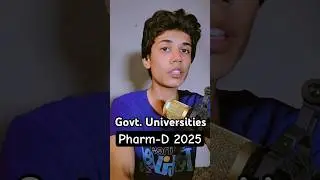 Pharm D Admissions 2025 || Public Universities for Doctor of Pharmacy in Pakistan 2025 #admission