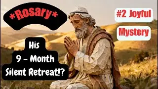 Rosary: Zechariah&rsquo;s Heavenly Hush: 9-Month Silent Retreat #joyfulmysteries #mentalprayer #zechariah