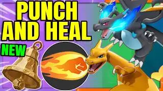 I tried VANGUARD BELL on both FIRE PUNCH CHARIZARD and it's Strong | Pokemon Unite