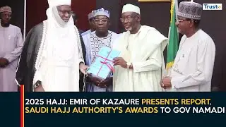 2025 Hajj: Emir Of Kazaure Presents Report, Saudi Hajj Authority's Awards To Gov Namadi