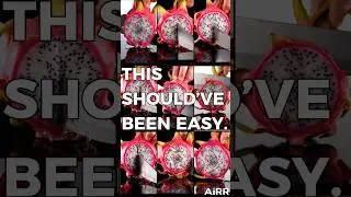 How Many Tries to Cut a Dragon Fruit? 🤯🍈 #shorts #ai #aivideo #relaxing