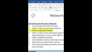 1.What is LLDP protocol | Networkforyou | CCNA