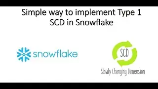 Simple way to implement Type 1 SCD in Snowflake