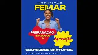 Preparat&oacute;rio Gratuito para Concurso FEMAR #Femar#assistentesocial#concursop&uacute;blico#SUS#sa&uacute;de#concurso