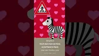 Zorro, das Zebra, das sich in einen Zebrastreifen verliebte