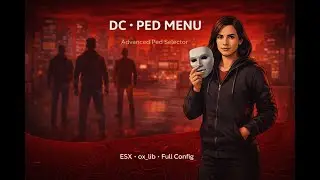 [ESX] FiveM DC_MENUPED | Modern Ped Menu | Preview | PAID