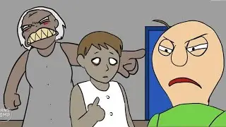BALDI BASICS VS BABY GRANNY VS GRANNY THE HORROR GAME ANIMATION