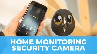Ulo 2.0 Interactive Home Monitoring Owl Wireless Security Camera | Battery Powered Surveillance