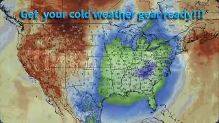 Find your cold weather gear -  cold air will impact the central/eastern U.S. next week!