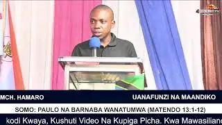 KIPINDI CHA UANAFUNZI NA MAANDIKO (SHULE YA JUMAPILI). 21/12/2025