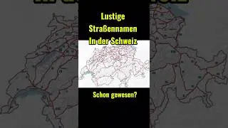 #schweiz #schweiztourismus #schweizer #witzig #schweizerstrassen #stra&szlig;ennamen #inderschweiz #lustig