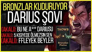 BU MAÇIN DÖNMESİ MUCİZEYDİ! (Darius, Riven, Volibear) - Bronzdan Platine #1