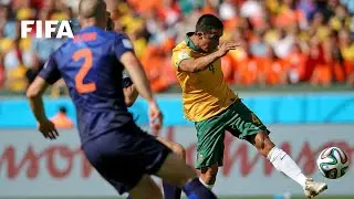 Tim Cahill goal vs Netherlands | ALL THE ANGLES | 2014 FIFA World Cup