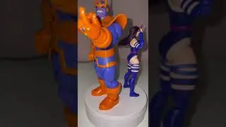 Marvel Legends Psylocke vs Thanos Action figure review! | Series Gamerverse | X-Men