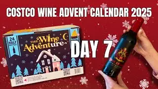 Costco Wine Advent Calendar 2025 | Day 7 | Queen&rsquo;s Gambit Zinfandel Review | Holiday Wine Tasting