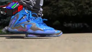Lebron 11 Elite Blue On Feet