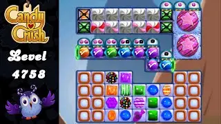 Candy Crush Saga Level 4758 || 3 STAR WIN || Joy of Crush