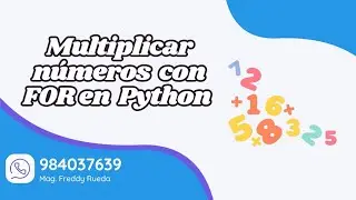 PRODUCTO DE VARIOS NÚMEROS CON FOR