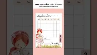 Free September 2022 Planner 2 #printable #journal