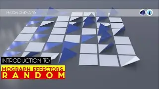 Cinema 4D: Mograph Effectors #001 || RANDOM