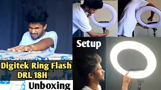 Digitek DRL 18H Ring Flash Unboxing and Setup in Tamil \ TAMIL REK