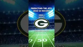 Predicting the New York Jets Record for 2022-2023 👀 #shorts