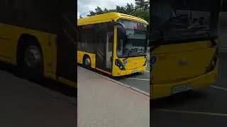 Минск. Прибытие электробуса БКМ E321 