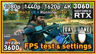 Days Gone PC - Ryzen 5 3600 & RTX 3060 Ti - FPS Test and Settings