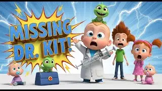 Where is Doctor medical Kit! | Funny Stories | Kids Stories | Learn English | Kids story in English
