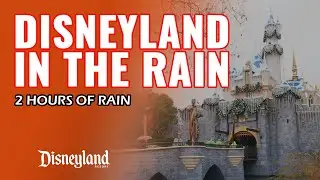 2 Hours of Disneyland In The Rain and Disneyland Ambiance | Disneyland CA