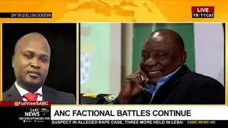 Political Analysis | ANC marred by factionalism