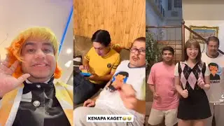 pak muh kaget fadil pake wig