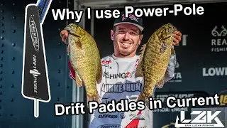 Power-Pole Drift Paddle- Why and how to use while fishing current