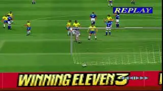 ワールドサッカー 実況ウイニングイレブン3: World Cup France ' 98 - Gameplay by DafaHuzaifah 龍騎 Gaming 2003