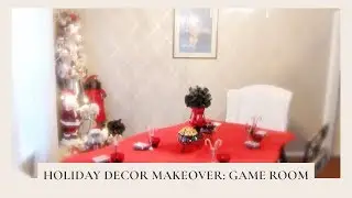 Holiday Decor Makeover: Game Room