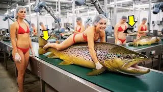 Inside a trout processing factory &mdash; An incredible automated production process